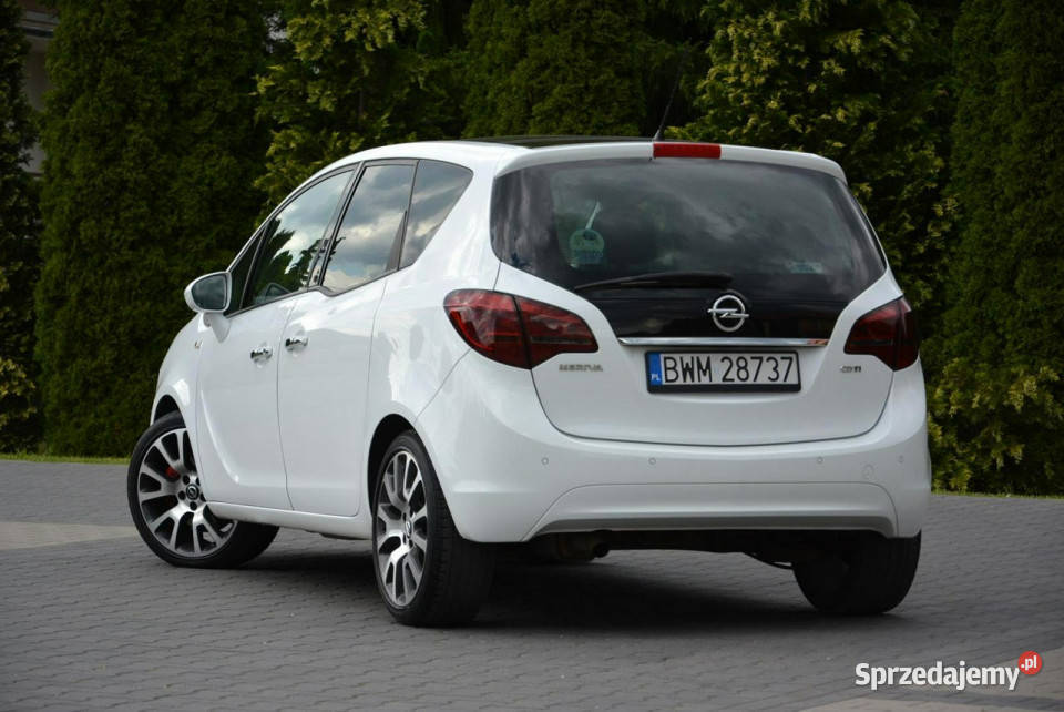 Opel Meriva 17CDTI110 Cosmo Skóry Panorama Led światła LED mazowieckie Ostrów Mazowiecka