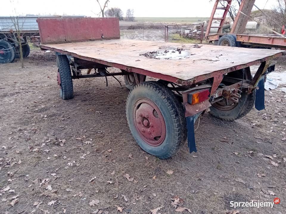 Przyczepa rolnicza sztywna d30 d35 Basznia Dolna