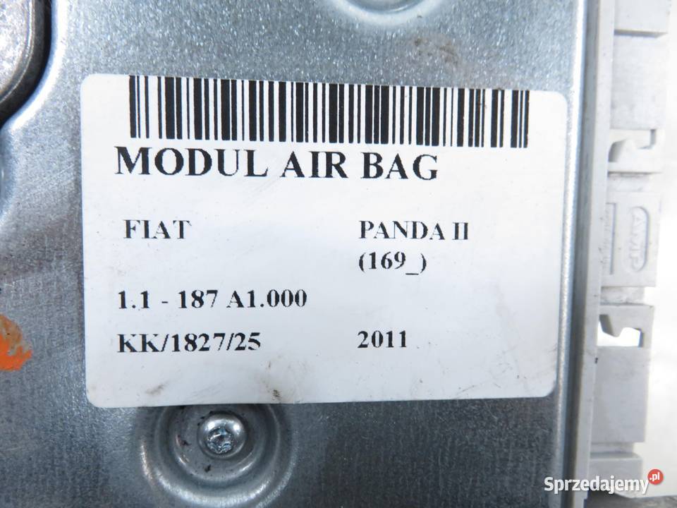 MODUŁ AIRBAG FIAT PANDA II 169 51803610 Komputery