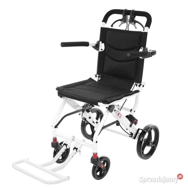 Wózek inwalidzki transportowy aluminiowy lekki Kielce