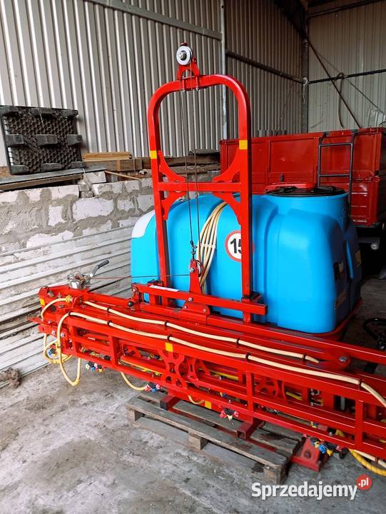 Biardzki opryskiwacz 1000L Lance 15M zawieszany Płośnica