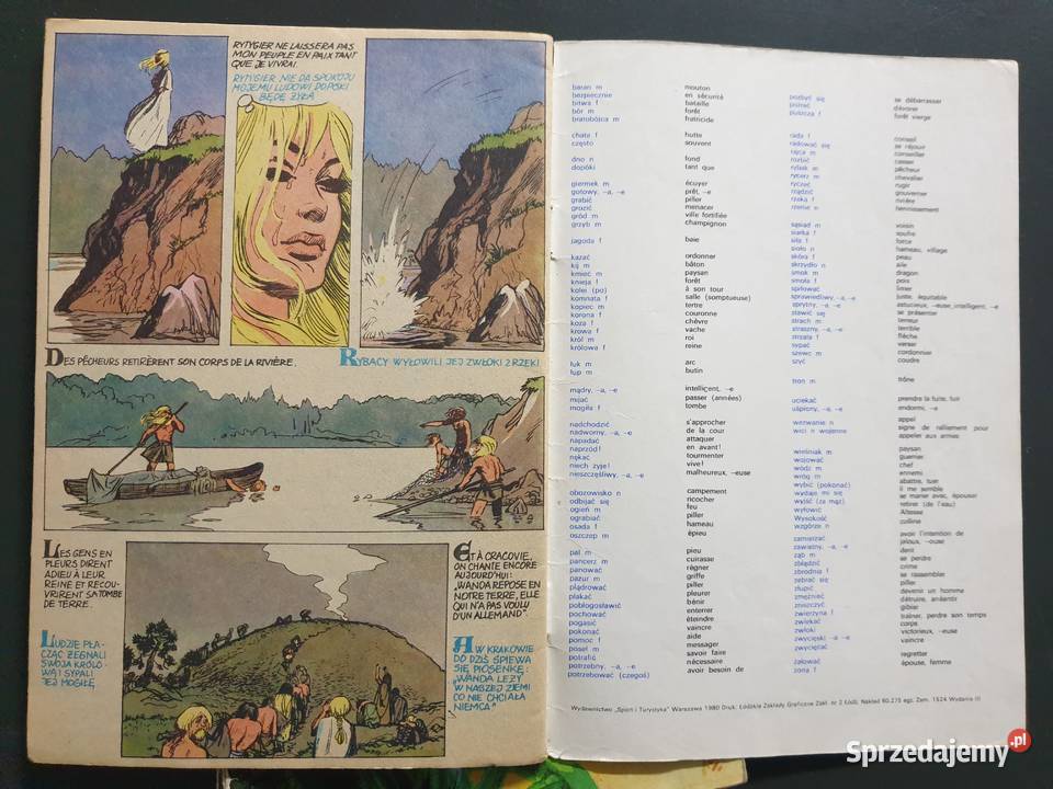 Legendy Polskie 3 dwujęzyczne komiksy francuski Gdynia sprzedam