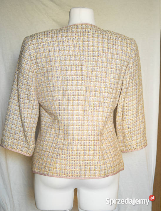 NOWY Piękny żakiet pastele nietypowy 42 Rozmiar 42(XL) pomorskie Gdańsk