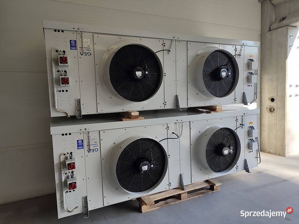 Chłodnica GEA KUBA SGBE63F62 33kW 7mm grzałki Magazynowanie małopolskie Niedźwiedź