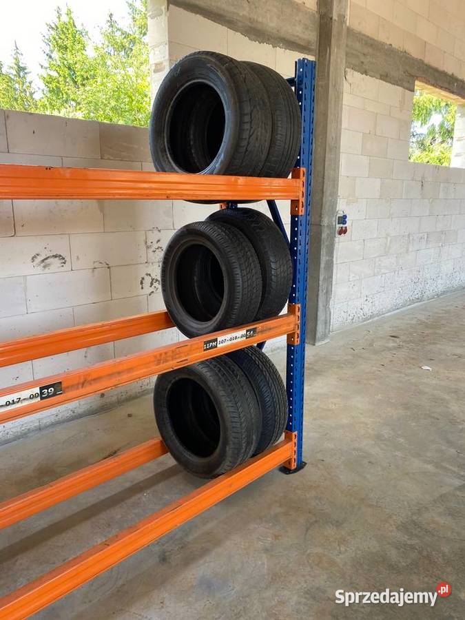 Regal regaly regały magazynowe na opony hala lubelskie Zamość sprzedam