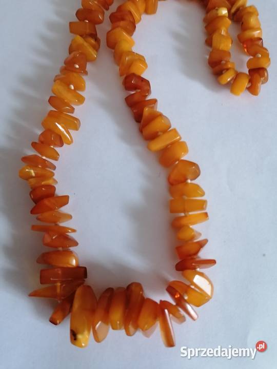 Naszyjnik z bursztynu miodowego Białystok