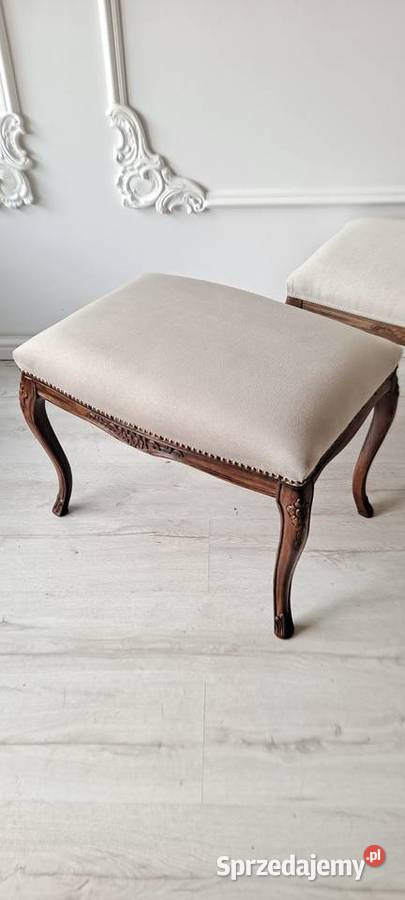 Stylowa pufa podnóżek stołek siedzisko taboret Szczecin