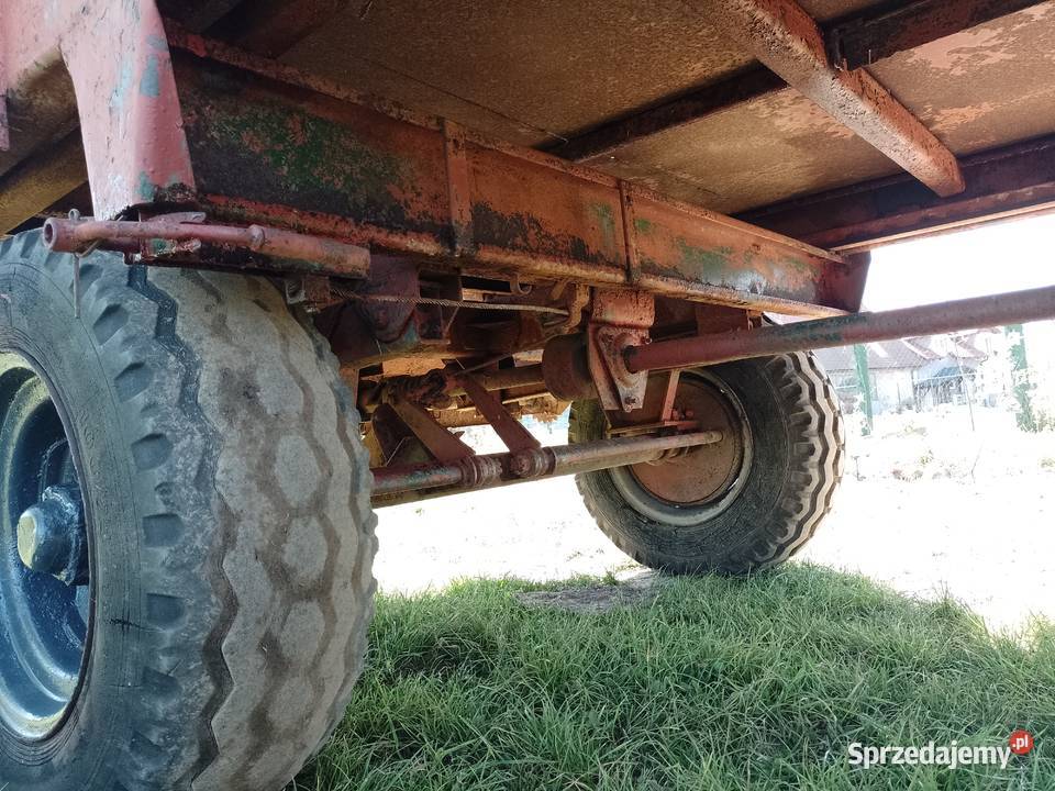 Przyczepa rolnicza rozrzutnik obornika nieuszkodzony dolnośląskie Bolesławiec