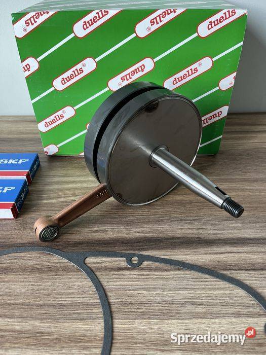 NOWY KOMPLETNY WAŁ KORBOWY DUELLS ŁOŻYSKA Bielsko-Biała