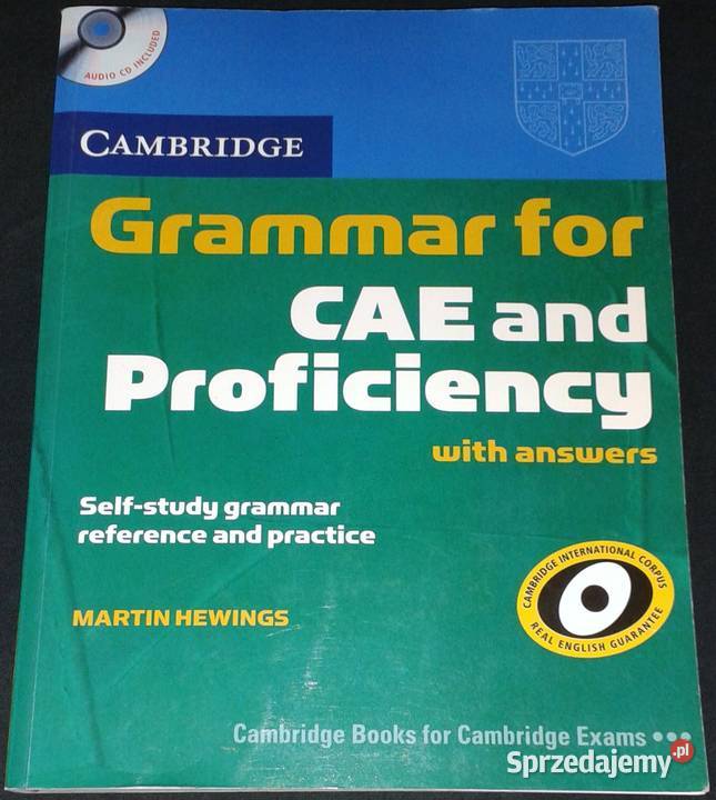 Grammar for CAE and proficiency with answers Pozostałe lubelskie Chełm sprzedam