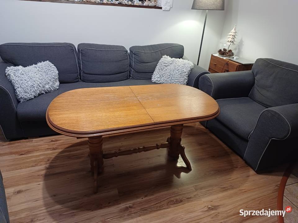 Ława rozkładana dąb rustikalny Kwidzyn