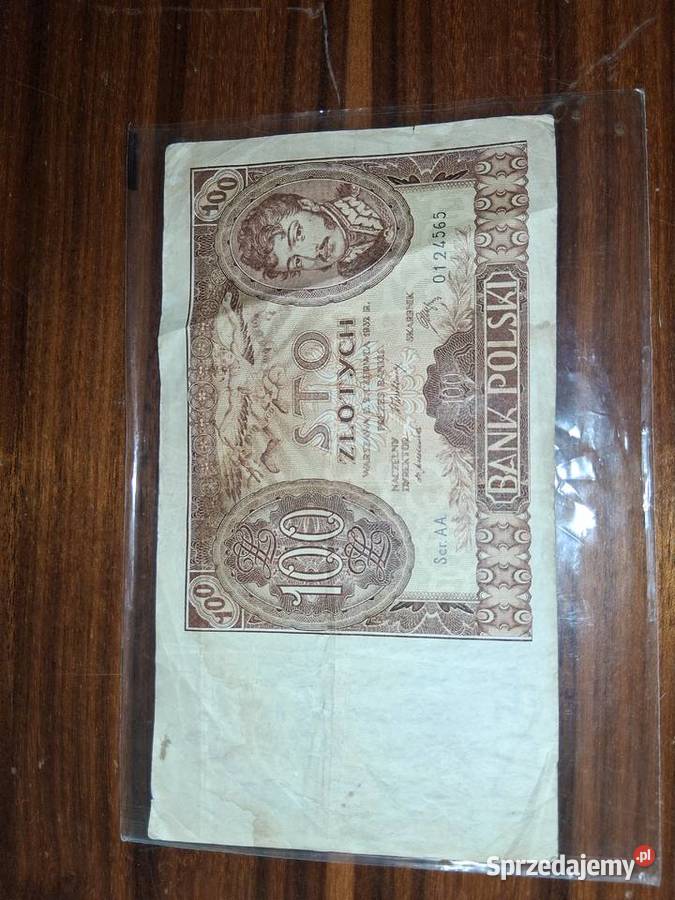 Banknot 100 1932 AA pierwsza seria rzadkość ser sprzedam