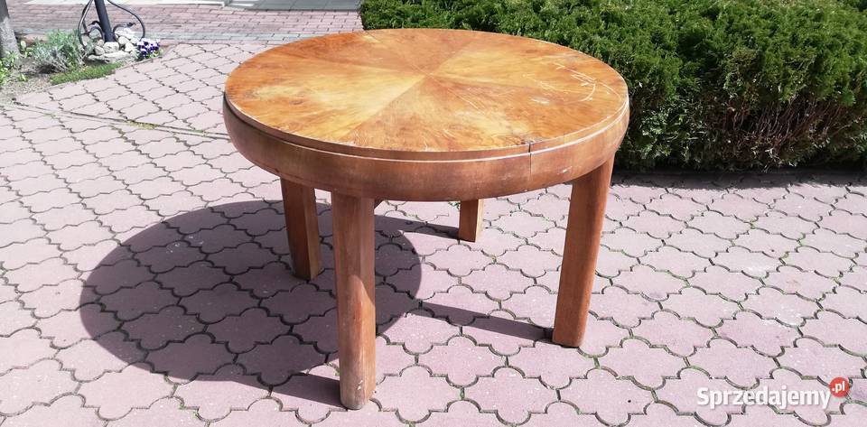 Stół okrągły beczka stary antyk bombka stolik Garwolin