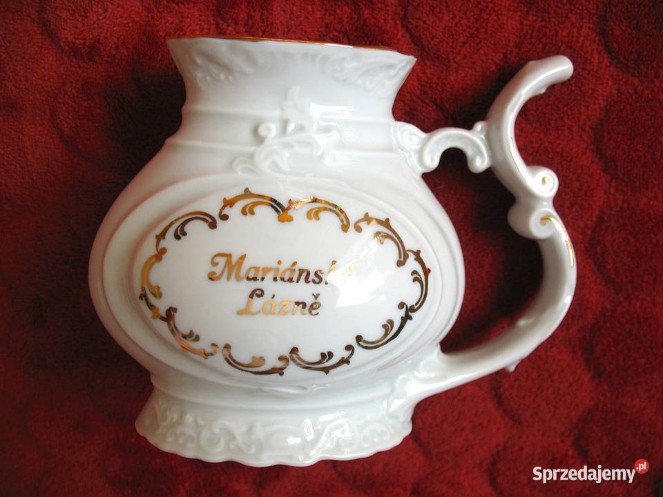 Kubek do picia wód mineralnych Porcelana Czechy Siedlce