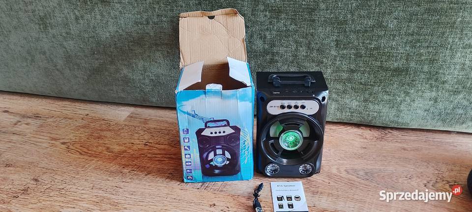 Nowy Głośnik Bluetooth B16 Mocny Bas Efekty LED