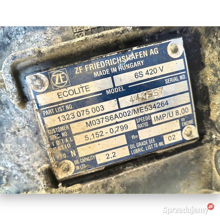 SKRZYNIA BIEGÓW 1323075003 Mitsubishi Canter lubelskie Chełm