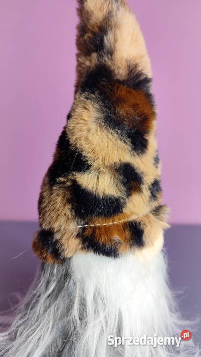 Skrzat świąteczny Krasnal Gnom Mikołaj ozdoba na Jasień