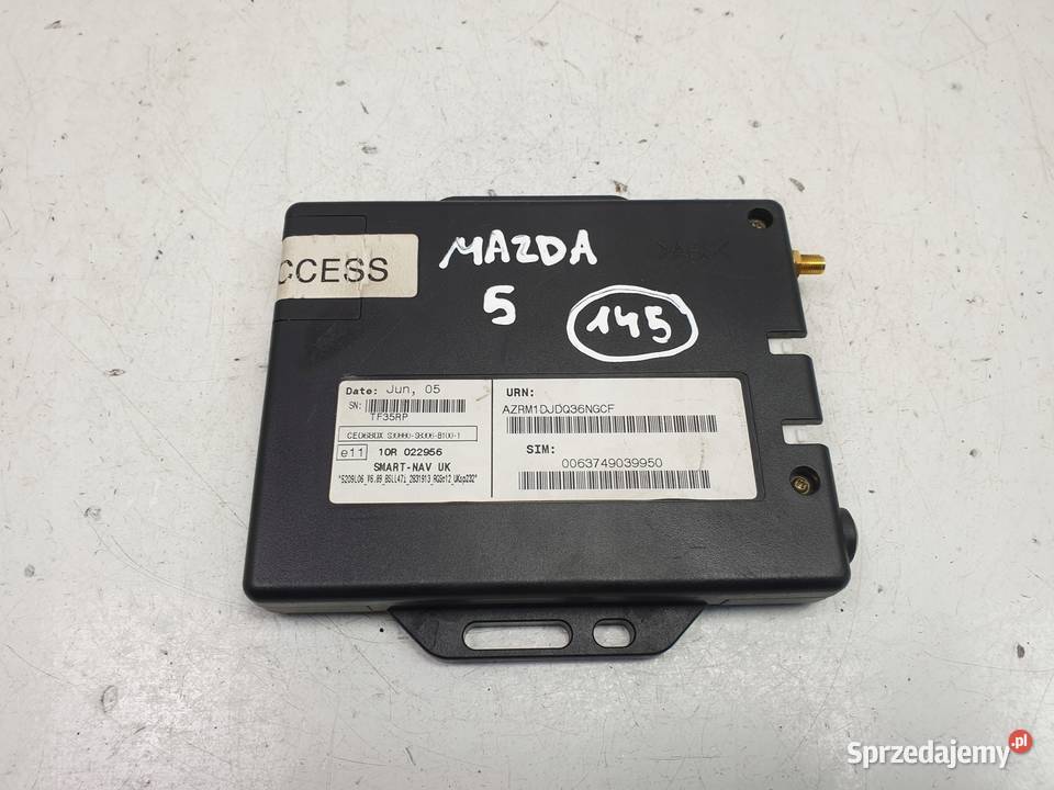 Mazda 5 I MODUŁ NAVIGACJI Nawigacji 10R022956 Układ elektryczny, zapłon