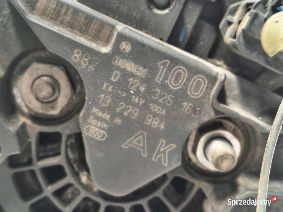 ALTERNATOR Opel Astra H J Zafira B Insignia 16 Chełm
