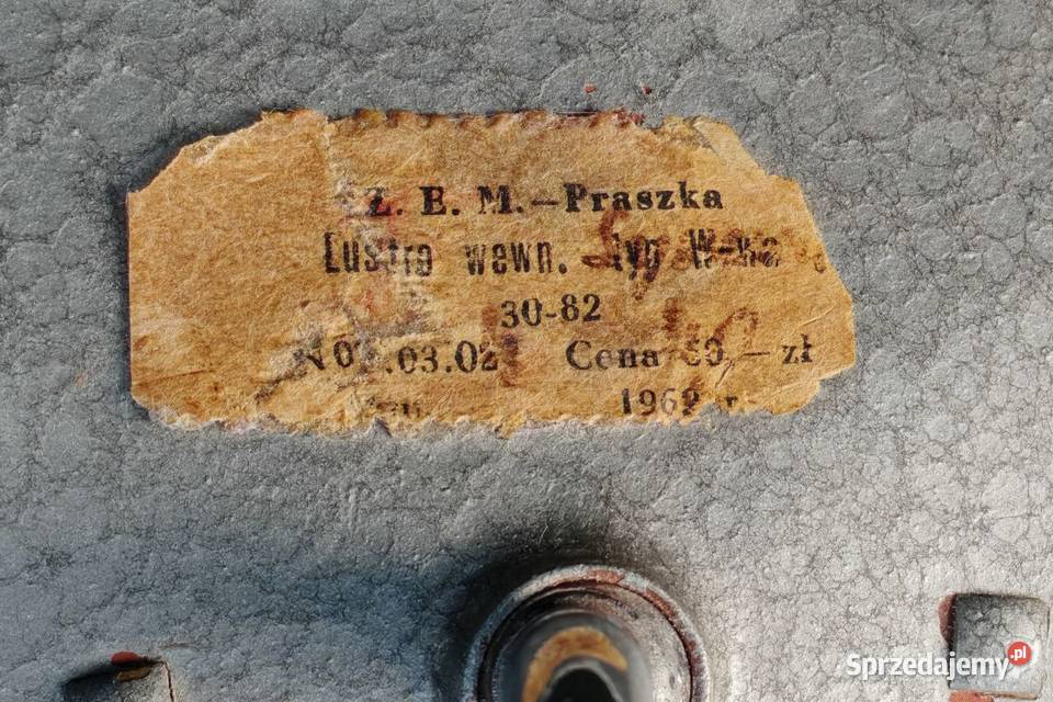 Lusterko wsteczne Fso Warszawa m20 200 201 lubuskie Gorzów Wielkopolski sprzedam