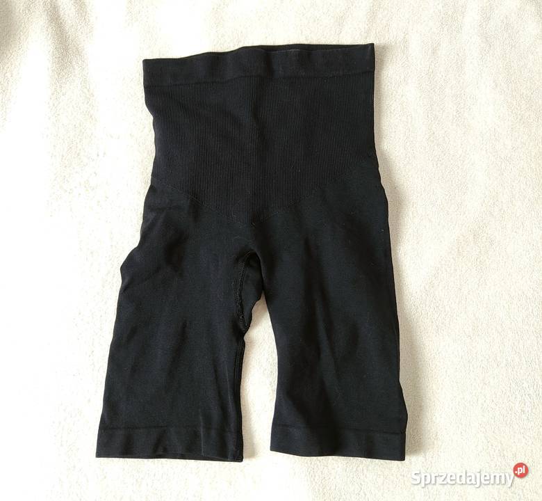 Czarne spodenki wyszczuplające kolarki S 36 M 38 Szczecin