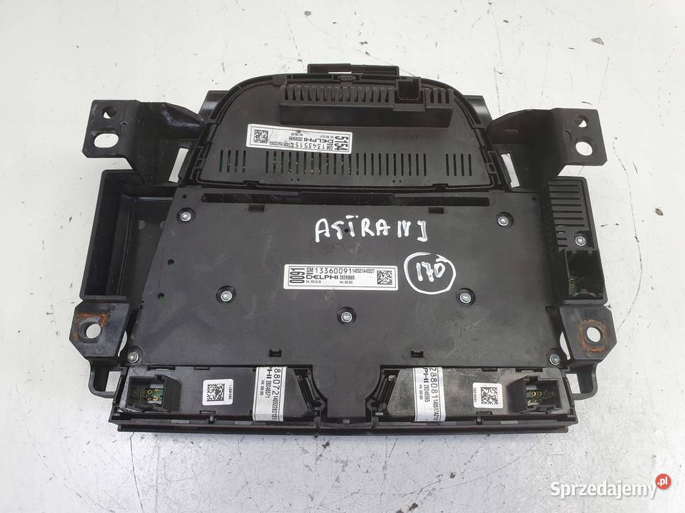 Opel Astra J PANEL STEROWANIA RADIEM panel radia osobowe Panele sterowania, przełączniki Rudka