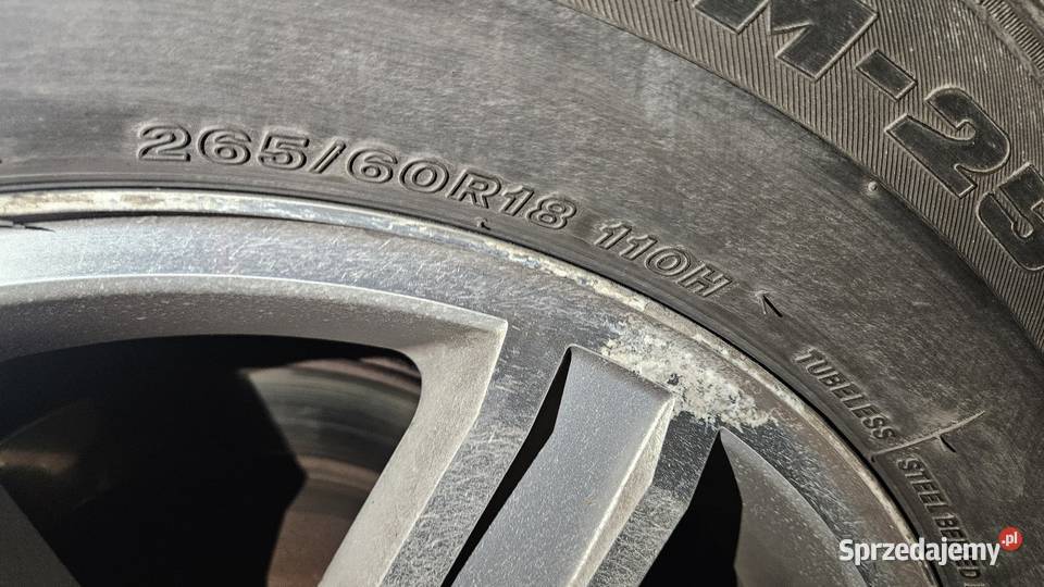 265 60 18 Opony Bridgestone BLIZZAK LM25 4x4 całoroczne sprzedam