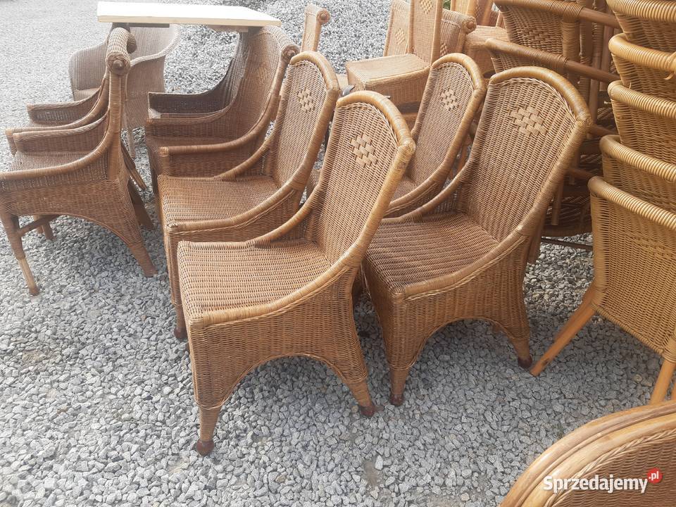 różne fotele rattanowe Milicz