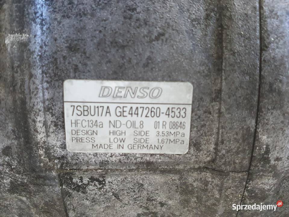 SPRĘŻARKA KLIMATYZACJI Bmw F10 F11 20 D pompa Chełm