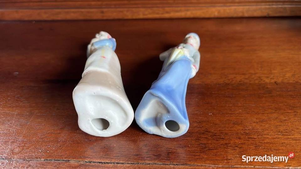 Figurka Pani z gąską i dama z parasolką Bez Antyki, Sztuka, Kolekcje Gdańsk sprzedam