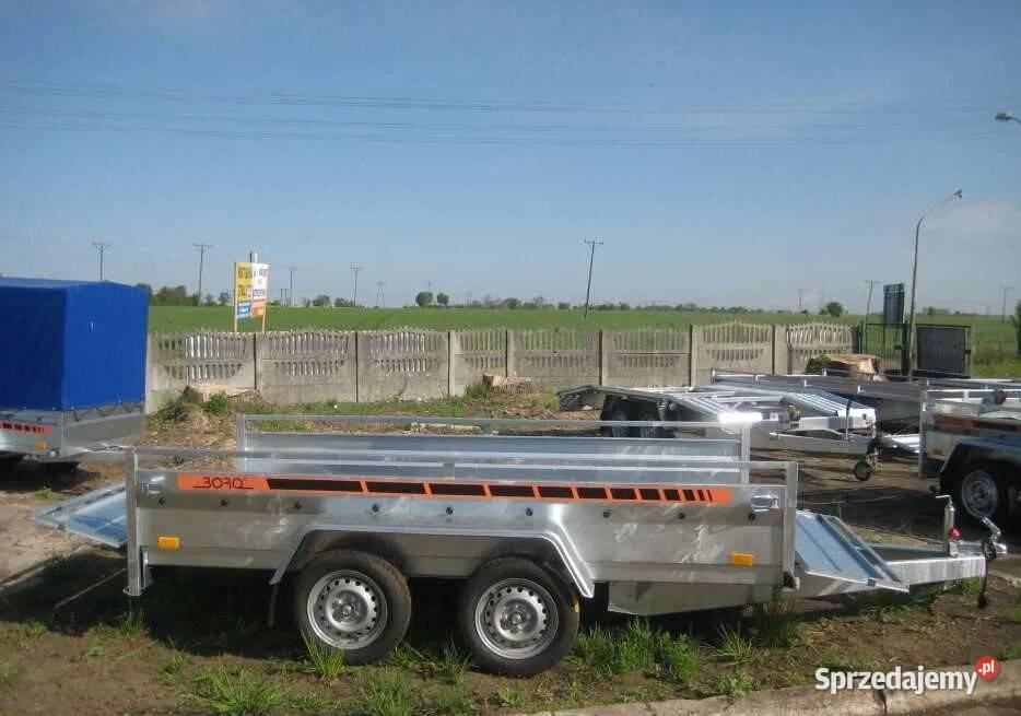 Przyczepka dwuosiowa przyczepa tandem BORO zachodniopomorskie Stargard