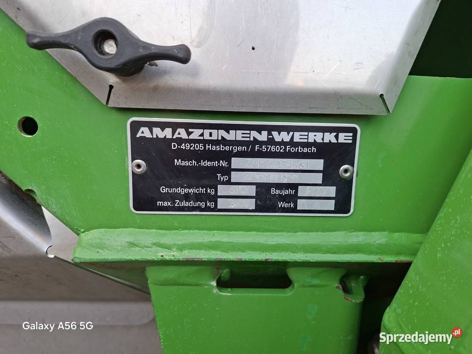Rozsiewacz nawozu Amazone Zam 3000 ultra ładny Września