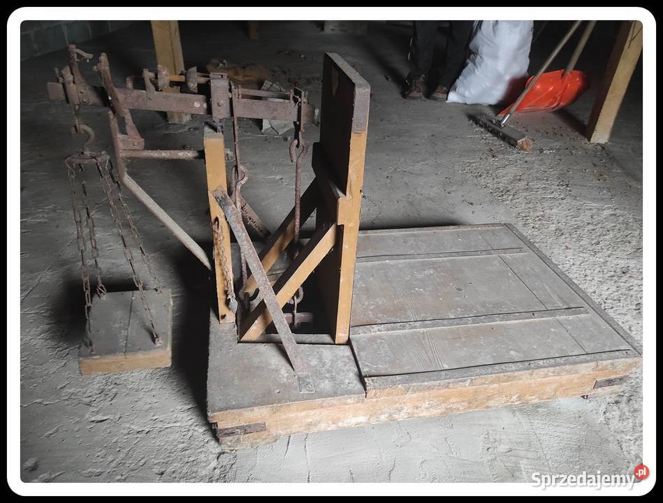 Waga dziesiętna rolnicza szalkowa do 200