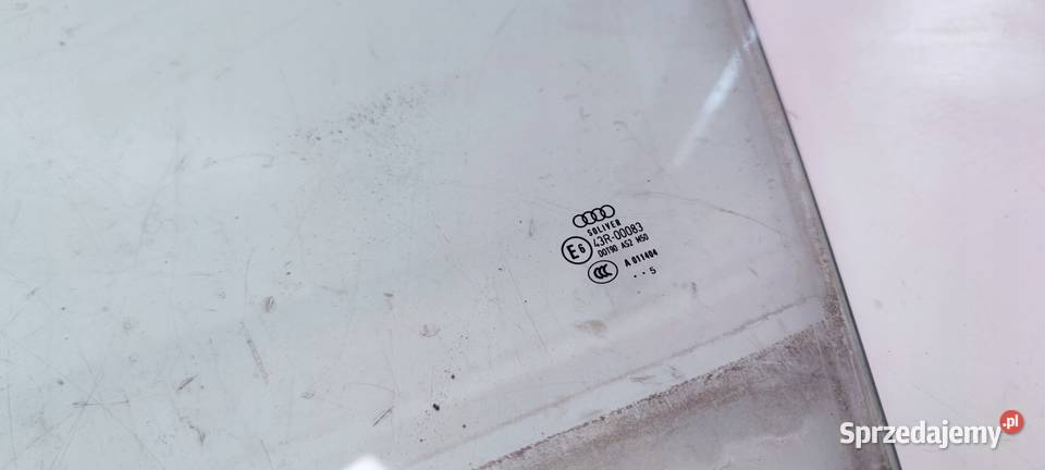 SZYBA DRZWI LEWY PRZÓD AUDI A6 C6 2005R Przystajń sprzedam