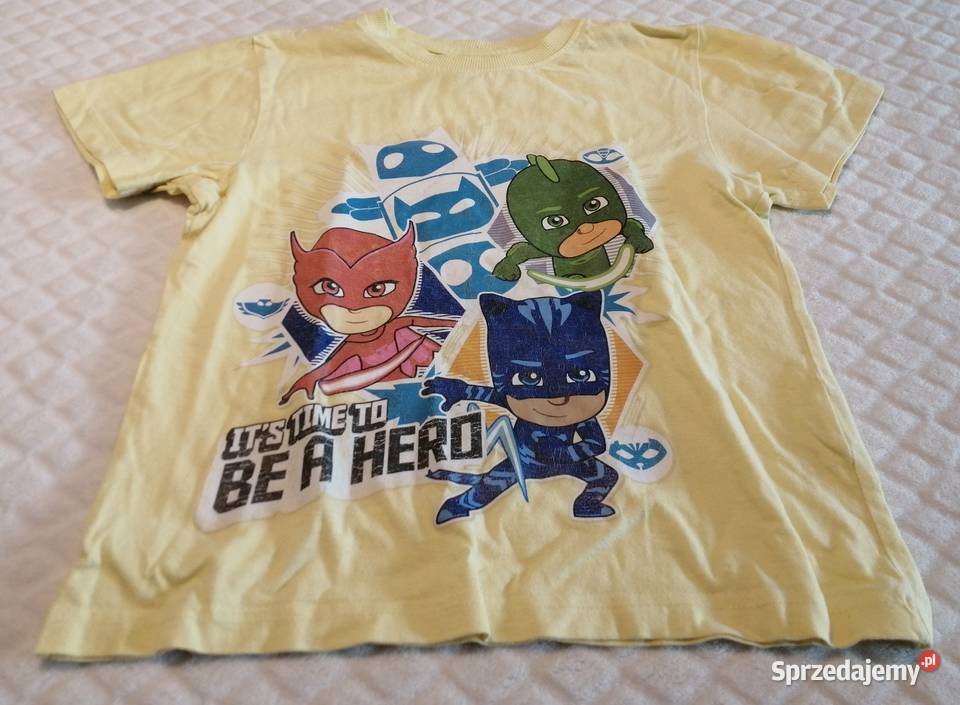 Koszulka żółta Tshirt Pidżamersi 128 E Plus M Czeladź