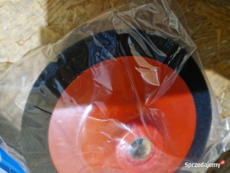 Gąbka polerska czarna 150mm x 45mm M14 twarda Głogowa