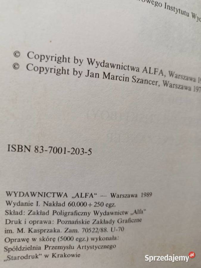 Tristan i Izolda Szancer ilustracje książki Warszawa