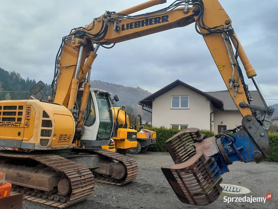 Koparka gąsienicowa Liebherr R924 Maków Podhalański