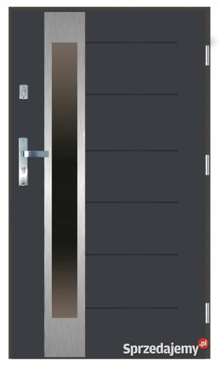 Drzwi wejściowe GADOT 72 mm SI03T 90 PRAWELEWE Ciemniewo