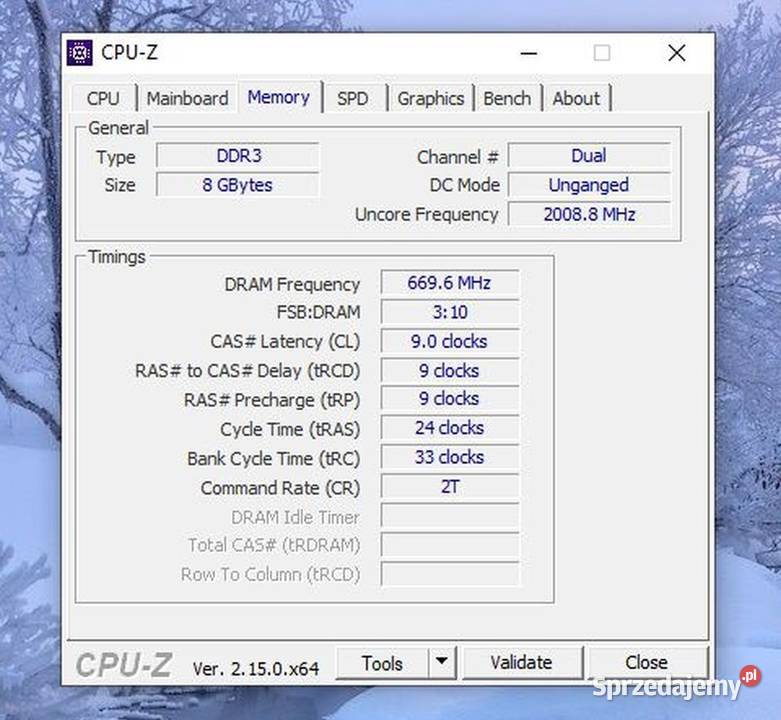 Pamięci ADATA DDR3 8 GB 4x 2 GB 1600 MHz Pamięci małopolskie Kraków sprzedam