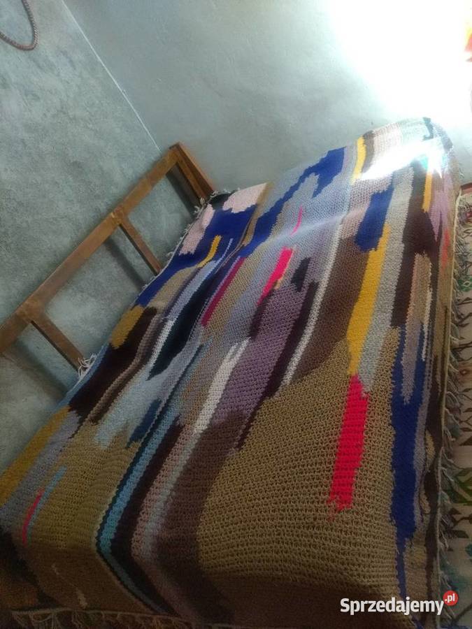 Duzy pled szydełkowa narzuta na kanape Częstochowa
