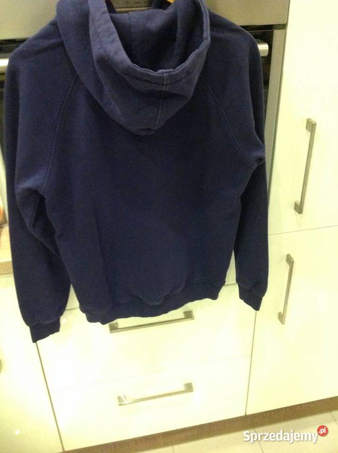 Granatowa Bluza z Kapturem ADIDAS S Nowa Sól