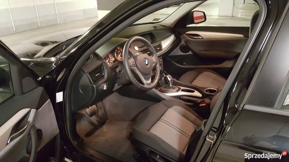 2014 BMW X1 rej 2015 nowy czarny garażowany 20 mazowieckie sprzedam