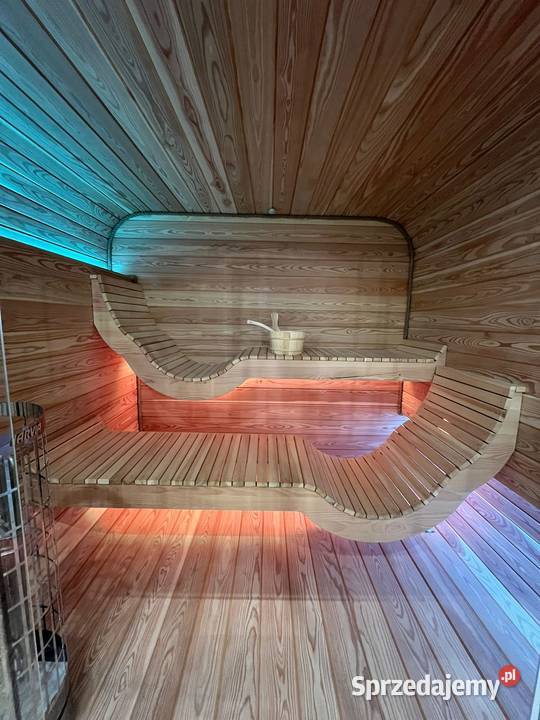 Sauna ogrodowa nowoczesna przeszklona Sauny podkarpackie