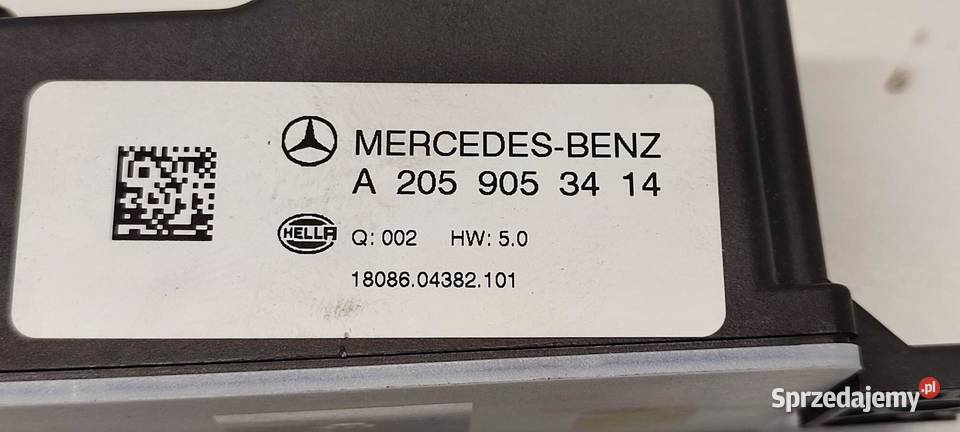 MERCEDES W205 STEROWNIK NAPIĘCIA A2059053414