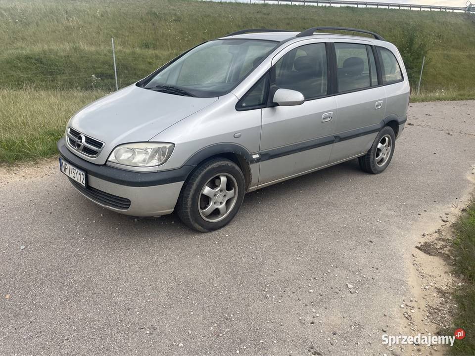 Opel Zafira ALift 20d 101 7os Klima Alu Hak Rok produkcji 2004 Zafira Nidzica sprzedam