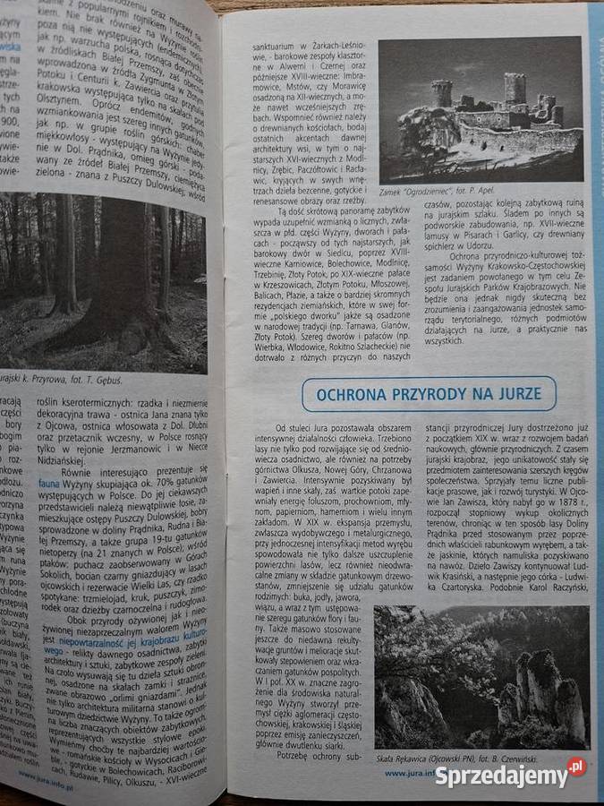 Jura Krakowsko Częstochowska informator przewodnik Kraków