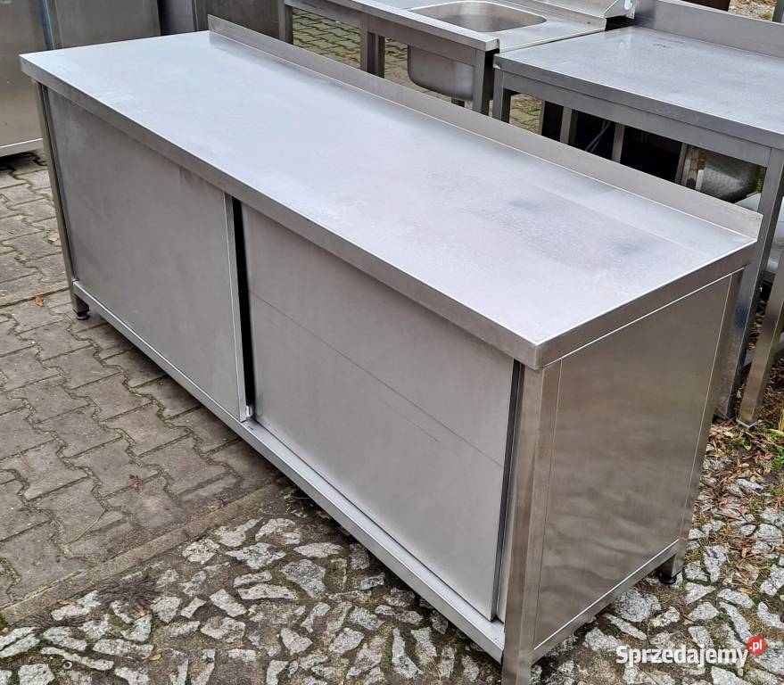 Stół Gastro z Szafką Drzwi Suwane 2006085 M1174 Nowe Skalmierzyce