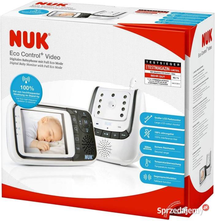 NUK Elektroniczna niania z kamerą Eco Control Zawiercie