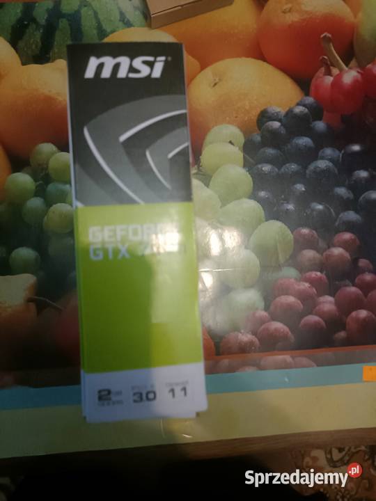 MSI NVIDIA GeForce GTX n750 ti Przypisówka